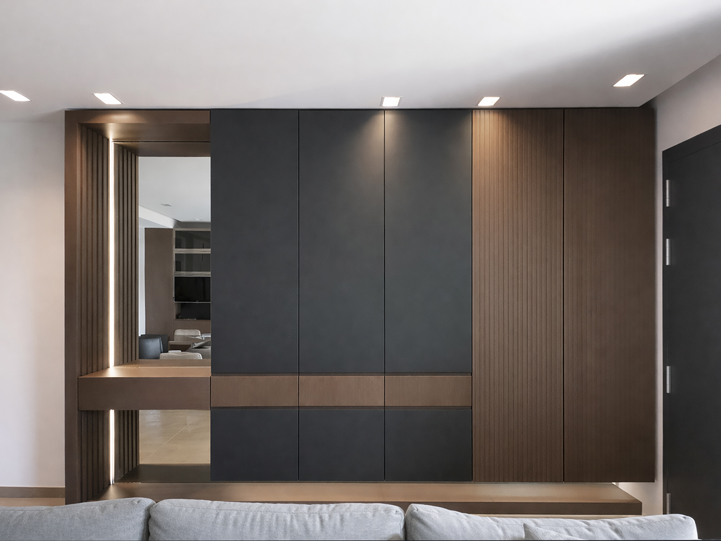 Entrance Furniture - Interior design project by Ilia Dabiza - Architectural Precision